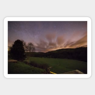 Star Sky Night at Bolton Abbey Grounds Sticker